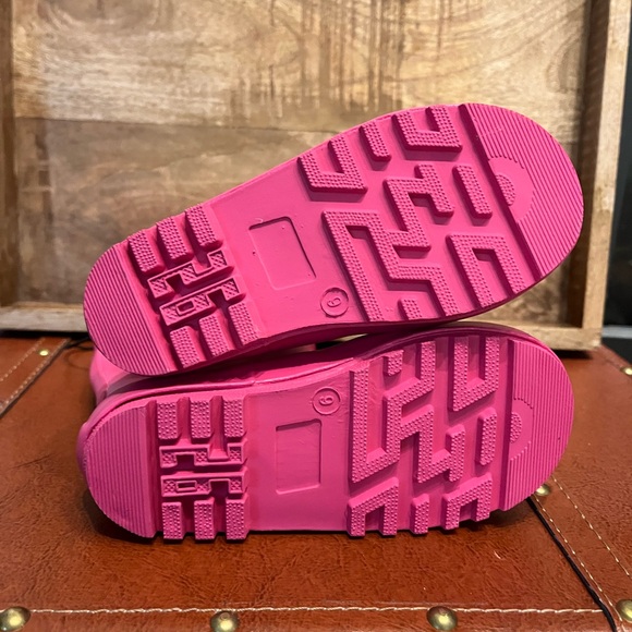 NWT Girls Rainbow Unicorn Rubber Rain Boots, Size 9, Pink, Spring - Picture 7 of 9